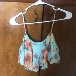 Crop top spaghetti strap